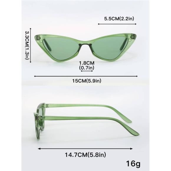 5 pairs Women Cat Eye Boho Sunglasses, For Travel